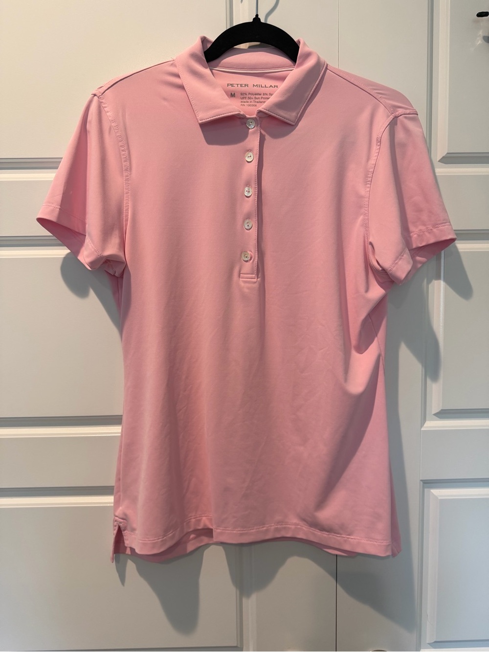 PETER MILLAR PERFECT FIT PERFORMANCE POLO Light Pink SPF Women’s Medium